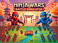 Гульня Ninja Wars: Battle Simulator онлайн