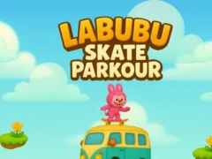 Гульня Labubu Skate Parkour онлайн