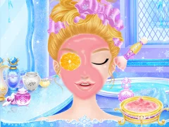 Гульня Princess Salon Frozen Party онлайн
