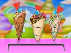 Гульня Homemade Ice Cream Cooking онлайн