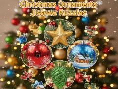 Гульня Christmas Ornaments Jigsaw Puzzles онлайн