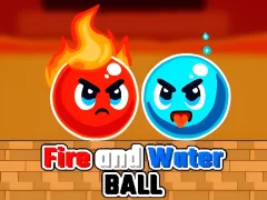 Гульня Fire and Water Ball онлайн