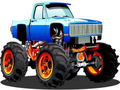 Гульня Monster Truck Puzzle онлайн