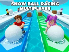 Гульня Snow Ball Racing Mutliplayer онлайн