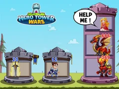 Гульня Hero Tower War онлайн