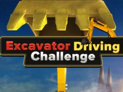 Гульня Excavator Driving Challenge онлайн