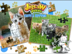 Гульня Jigsaw Puzzle Cats & Kitten онлайн