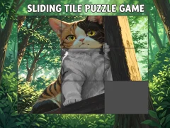 Гульня Sliding Tile Puzzle Game онлайн