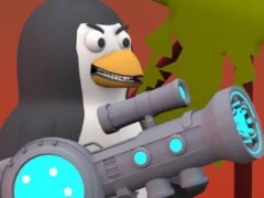 Гульня Penguin Battle онлайн