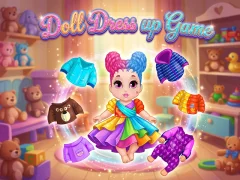 Гульня Doll Dress up Game онлайн
