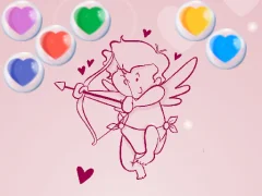 Гульня Bubble Shooter Valentine онлайн
