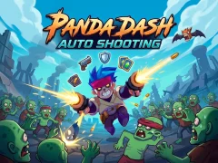 Гульня Panda Dash Auto Shooting онлайн