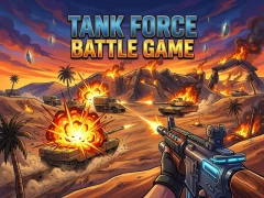 Гульня Tank Force Battle Game онлайн