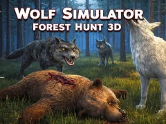 Гульня Wolf Simulator Forest Hunt 3D онлайн