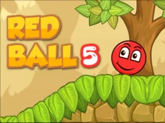 Гульня Red Bounce Ball 5 онлайн