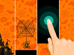 Гульня Halloween Magic Tiles онлайн