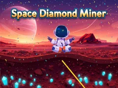 Гульня Space Diamond Miner онлайн