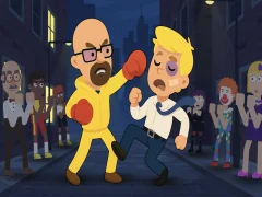 Гульня Drunken Fighter онлайн
