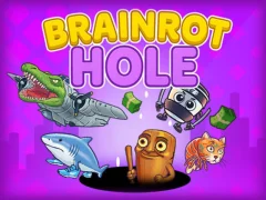 Гульня Brainrot Hole онлайн
