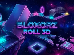 Гульня Bloxorz Roll 3D онлайн