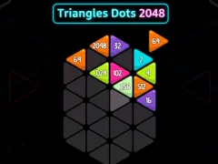 Гульня Triangles Dots 2048 онлайн
