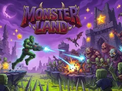 Гульня Monster Land онлайн