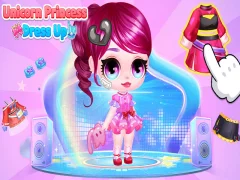 Гульня Unicorn Princess Dress Up онлайн