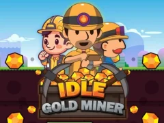 Гульня Idle Gold Miner онлайн