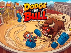 Гульня Dodge the Bull онлайн