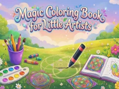 Гульня Magic Coloring Book for Little Artists онлайн