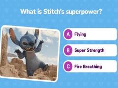 Гульня Lilo & Stitch Quiz Challenge онлайн