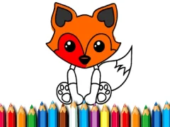 Гульня Fox Coloring Book онлайн