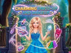 Гульня Charming Dress-up and Makeup онлайн