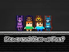 Гульня Steve and Alex vs Fnaf онлайн