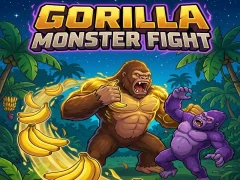Гульня Gorilla Monster Fight онлайн