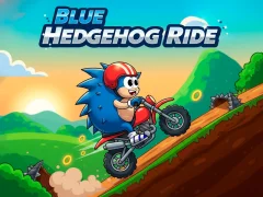 Гульня Blue Hedgehog Ride онлайн