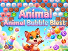 Гульня Animal Bubble Blast онлайн