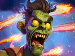 Гульня Zombie Defense: War онлайн