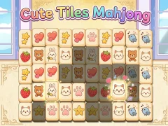 Гульня Cute Tiles Mahjong онлайн