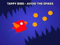Гульня Tappy Bird - Avoid the Spikes онлайн
