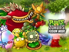 Гульня Plants vs Zombies Fusion Mode онлайн
