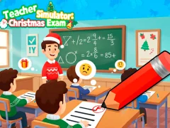 Гульня Teacher Simulator Christmas Exam онлайн