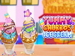 Гульня Yummy Churros Ice Cream онлайн