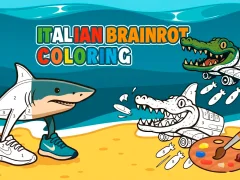 Гульня Italian Brainrot Coloring онлайн