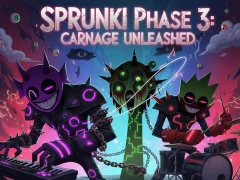 Гульня Sprunki Phase 3: The Carnage Continues онлайн
