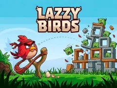 Гульня Lazzy Birds онлайн