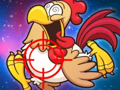 Гульня Frenzy Chicken Shooter 3D онлайн