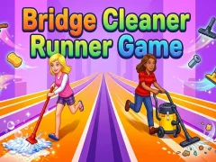Гульня Bridge Cleaner Runner Game онлайн