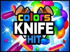 Гульня Knife Hit Colors онлайн