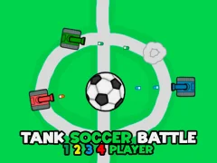 Гульня Tank Soccer Battle 1 2 3 4 Player онлайн